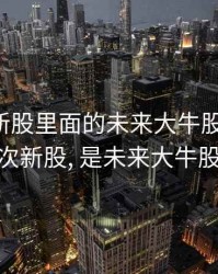 2020次新股里面的未来大牛股，上市1-2年的次新股, 是未来大牛股的温床
