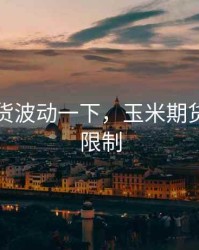 玉米期货波动一下，玉米期货涨跌幅限制