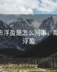 期货盯市浮盈是怎么回事，期货 盯市浮盈