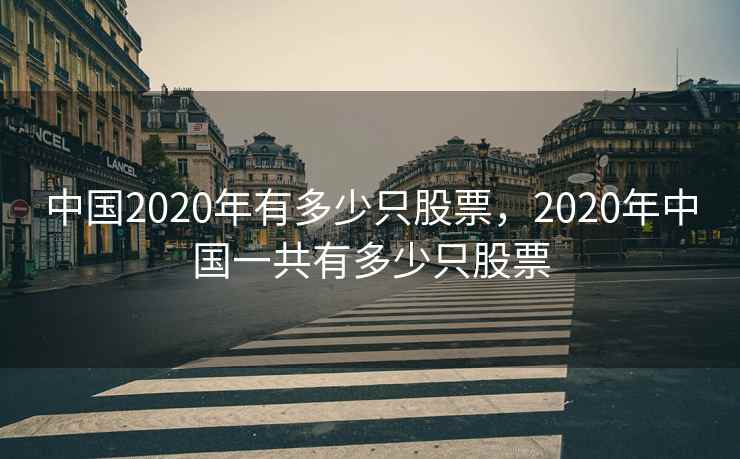 中国2020年有多少只股票，2020年中国一共有多少只股票