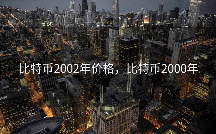 比特币2002年价格,比特币2000年 比特币2002年价格,比特币2000年