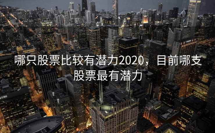 哪只股票比较有潜力2020，目前哪支股票最有潜力